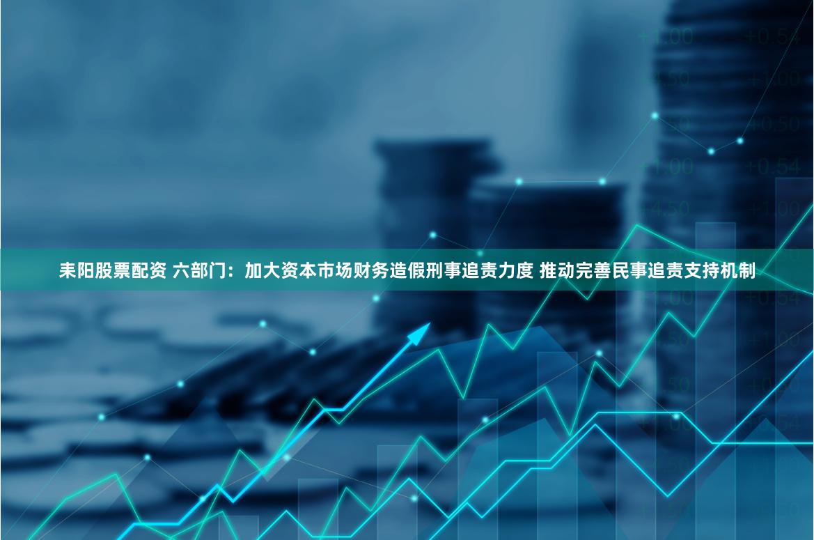 耒阳股票配资 六部门：加大资本市场财务造假刑事追责力度 推动完善民事追责支持机制